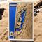 Map of Lincoln City Oregon and Devil's Lake. Personalized Coastal Decor Custom Map Design Beach House Wall Art Nautical Theme Display